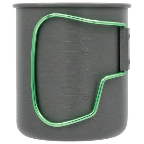 OLICAMP - Space Saver Mug with Grip - Lime
