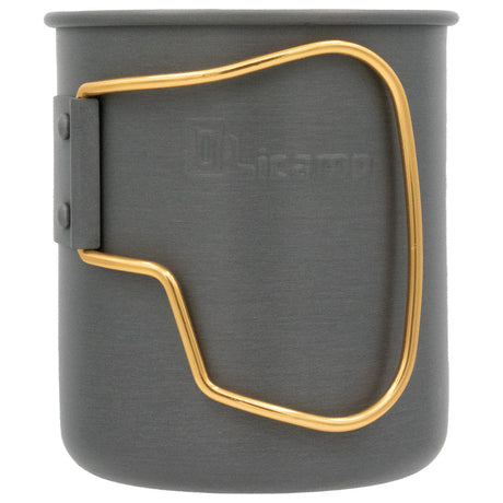OLICAMP - Space Saver Mug with Grip - Gold
