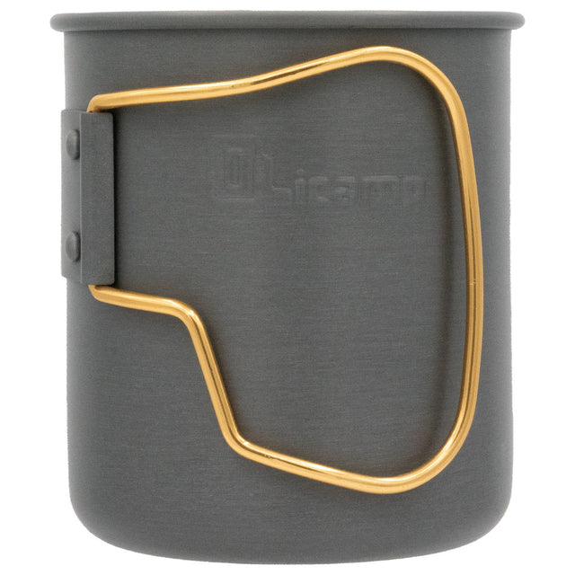 OLICAMP - Space Saver Mug with Grip - Gold