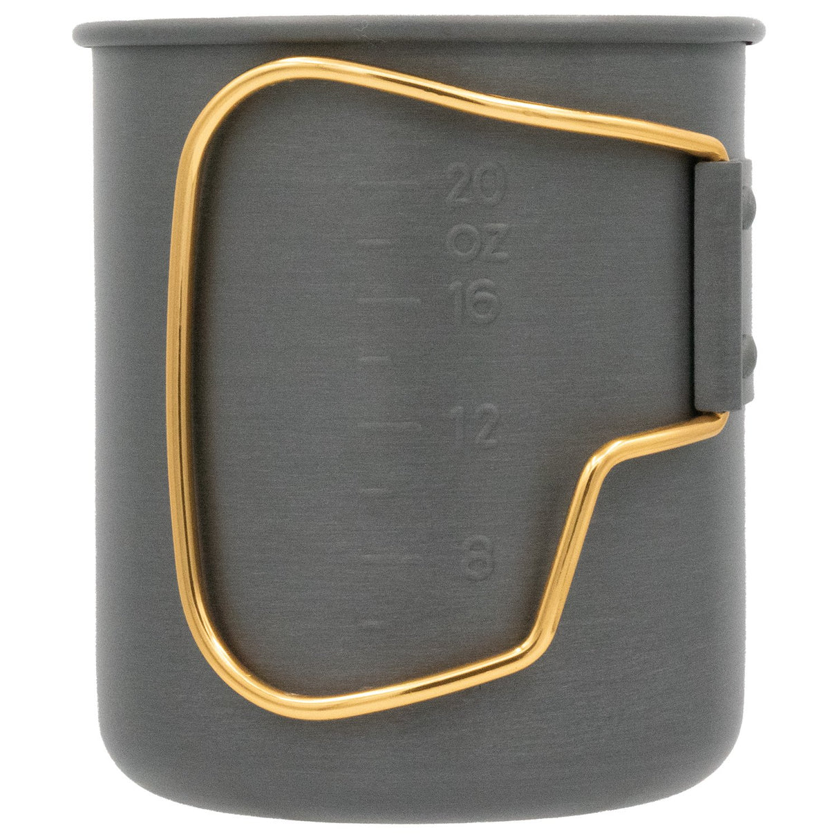 OLICAMP - Space Saver Mug with Grip - Gold