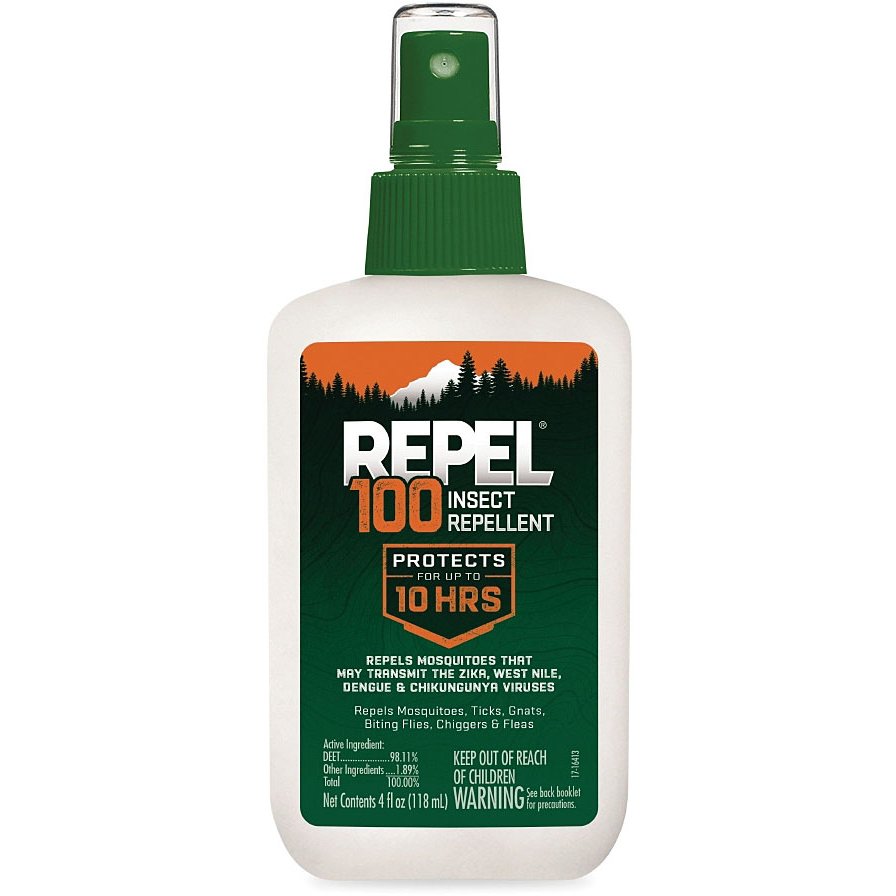 REPEL - 100% DEET Insect Repellent Pump Spray 4 oz