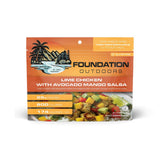 FOUNDATION Outdoors - Lime Chicken with Avocado & Mango