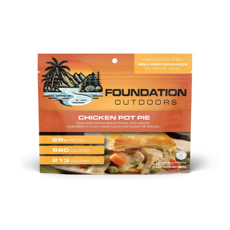 FOUNDATION Outdoors - Chicken Pot Pie Freeze Dried Meal