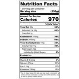FOUNDATION Outdoors - Beef and Pork Lasagna Freeze Dried Meal