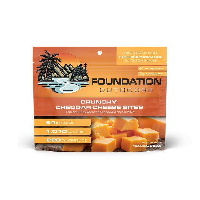 FOUNDATION Outdoors - Cheddar Cheese Cube Snack