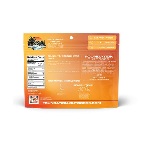 FOUNDATION Outdoors - Cheddar Cheese Cube Snack