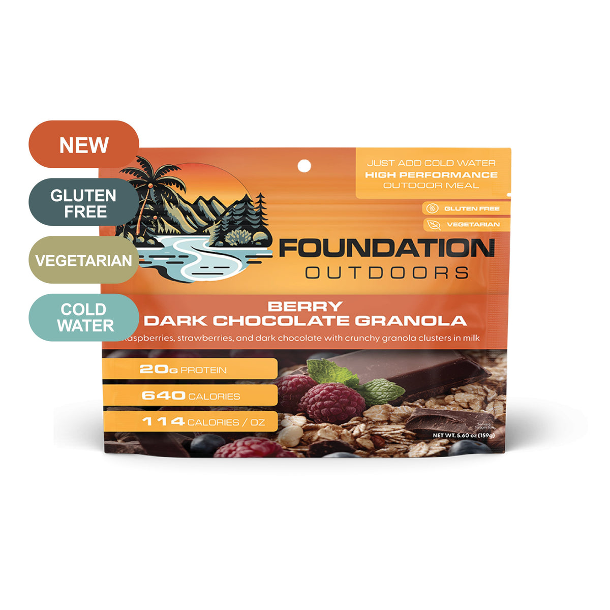 Foundation Outdoors - Berry Dark Chocolate Granola