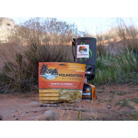 FOUNDATION Outdoors - Pasta Alfredo Freeze Dried Meal — view 2