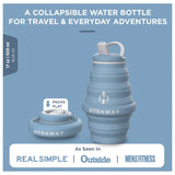 HYDAWAY - Collapsible Water Bottle Blue Ice 17 oz