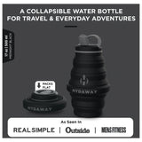 HYDAWAY - Collapsible Water Bottle 17 oz - Midnight