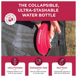 HYDAWAY - Collapsible Water Bottle 25 oz - Raspberry