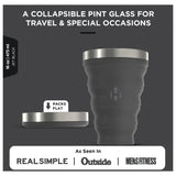HYDAWAY - Collapsible Pint Cup Jet Black