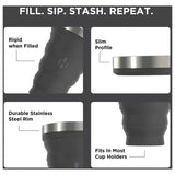 HYDAWAY - Collapsible Pint Cup Jet Black