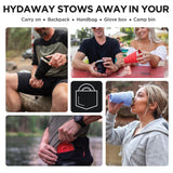 HYDAWAY - Collapsible Pint Cup Jet Black