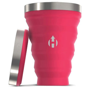 HYDAWAY - Collapsible Pint Cup 16 fl oz - Raspberry