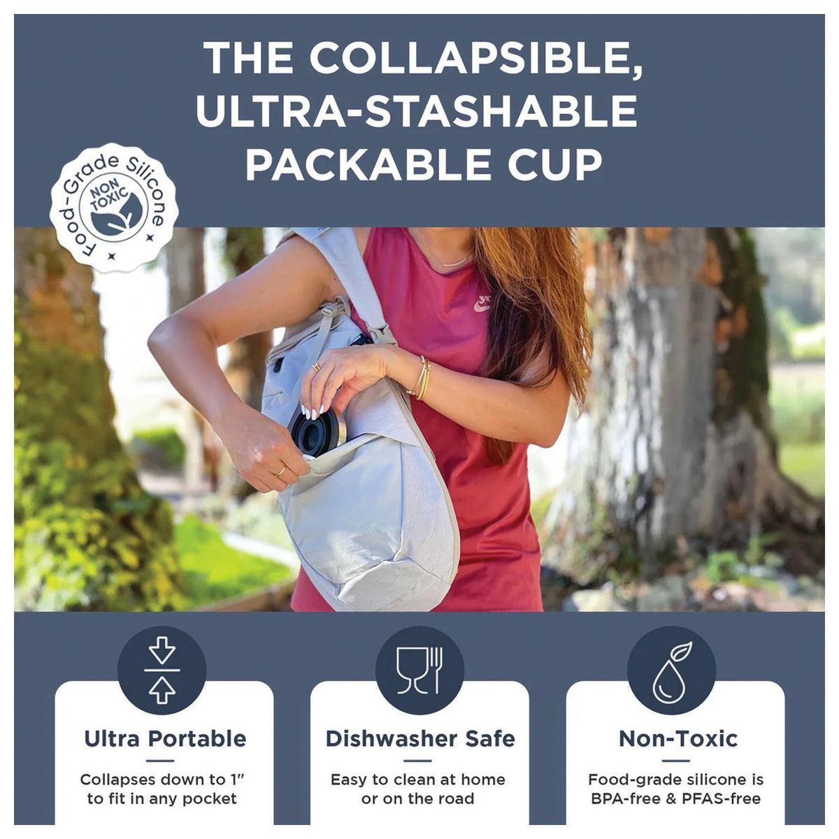 HYDAWAY - Collapsible Pint Glass - Seaside
