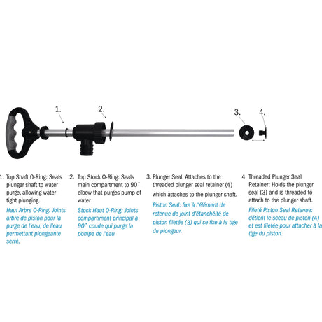 Seattle Sports - Breakaway Bilge Pump Part Kit