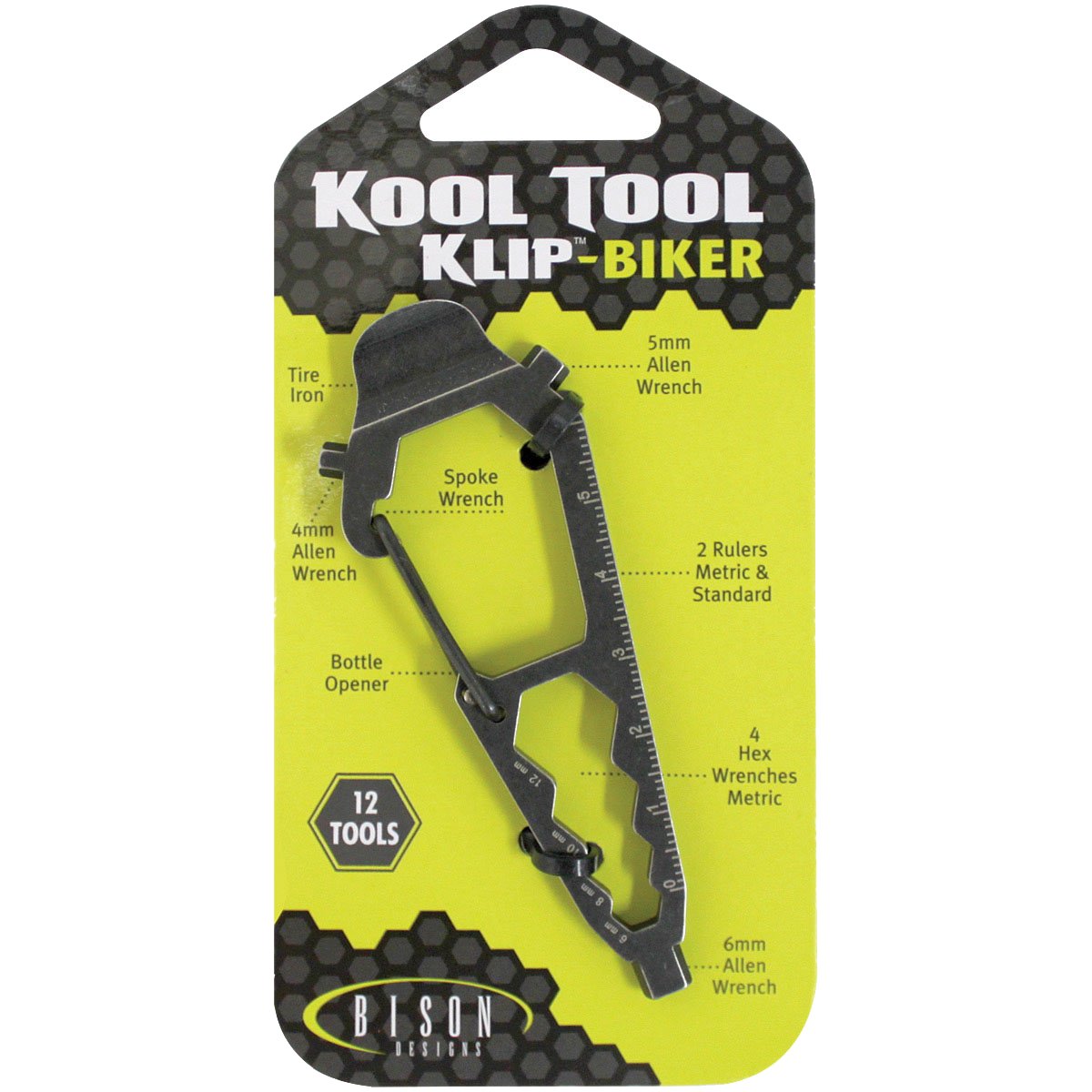 BISON - Kool Tool Klip-Biker Multi-Tool Carabiner