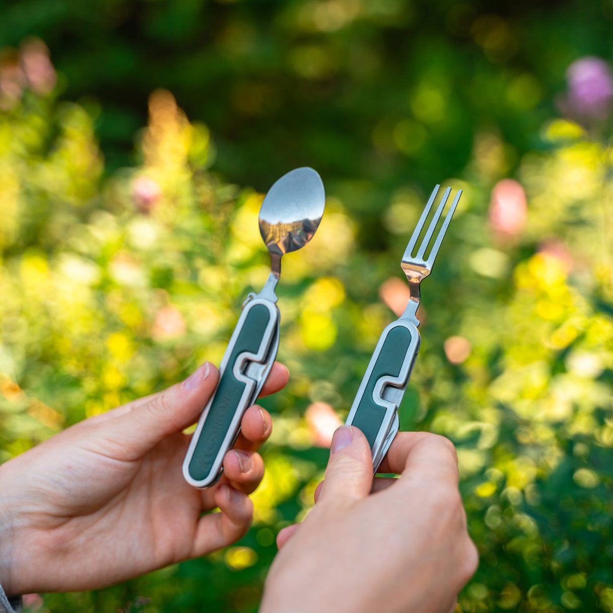 Coghlans - Camper's Knife/Fork/Spoon Folding Cutlery Set