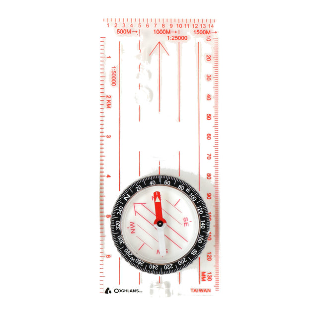 COGHLANS - Deluxe Map Compass with Luminous Pointer