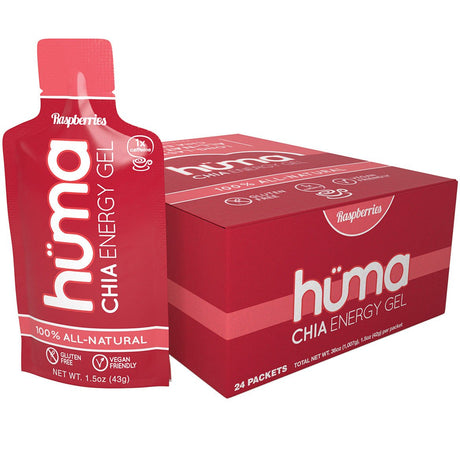 HUMA GEL - Raspberry with Caffeine Energy Gel
