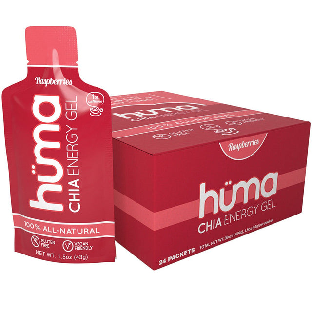 HUMA GEL - Raspberry with Caffeine Energy Gel