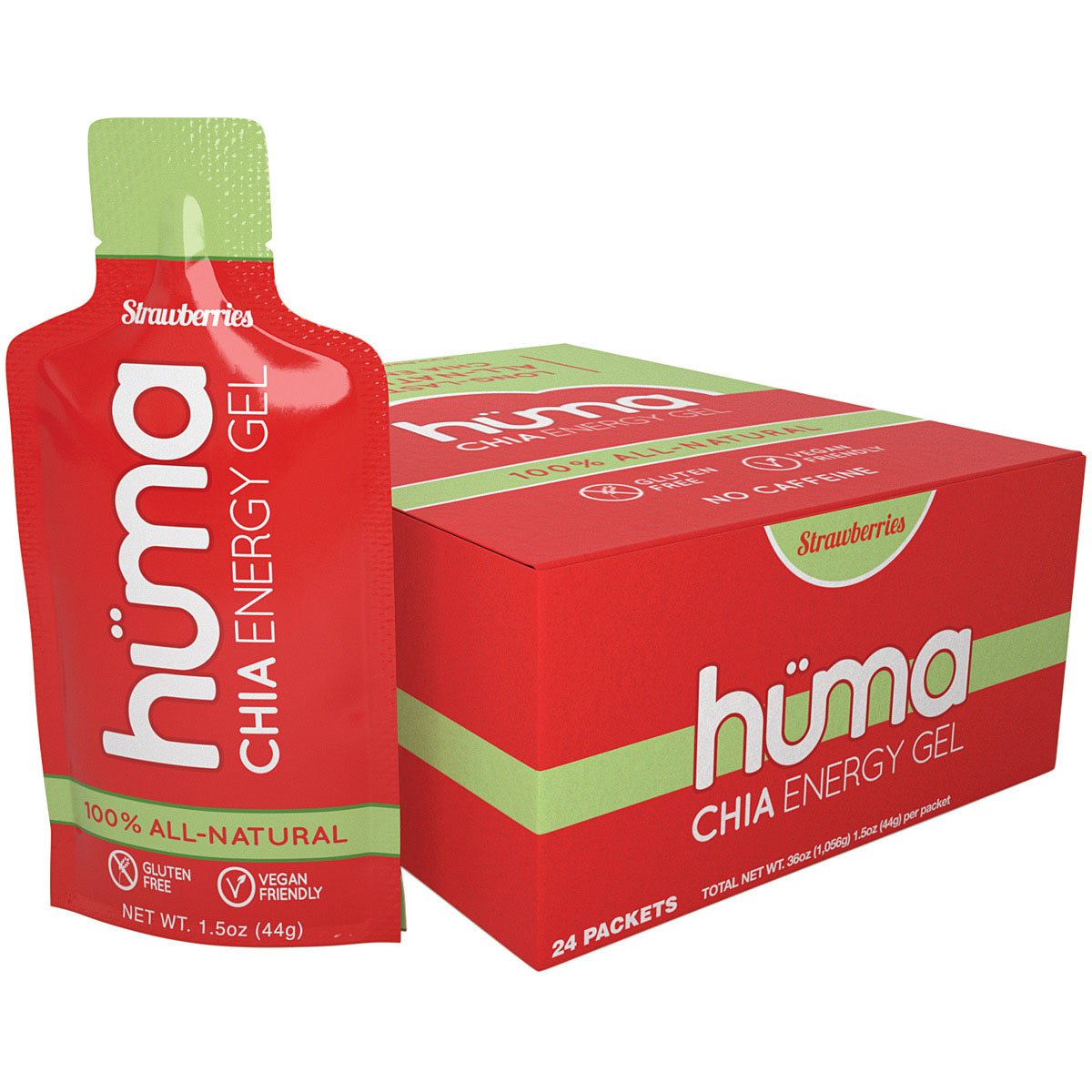 HUMA GEL - Strawberries Energy Gel