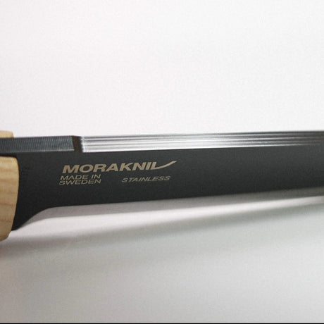 Morakniv - Lok Black Blade Survival Knife with Ash Wood Handle — view 7