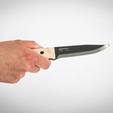 Morakniv - Lok Black Blade Survival Knife with Ash Wood Handle — view 8