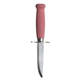MORAKNIV - Scout 39 Safe Knife with Leather Sheath - Lingonberry
