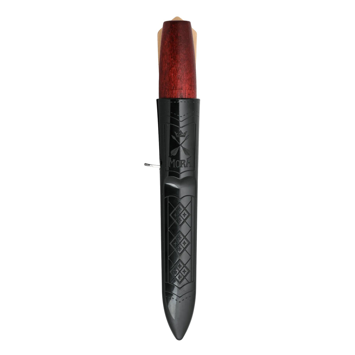 Morakniv - Classic No 2F Knife with Finger Guard - Red — view 3