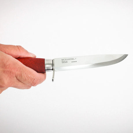 Morakniv - Classic No 2F Knife with Finger Guard - Red — view 6