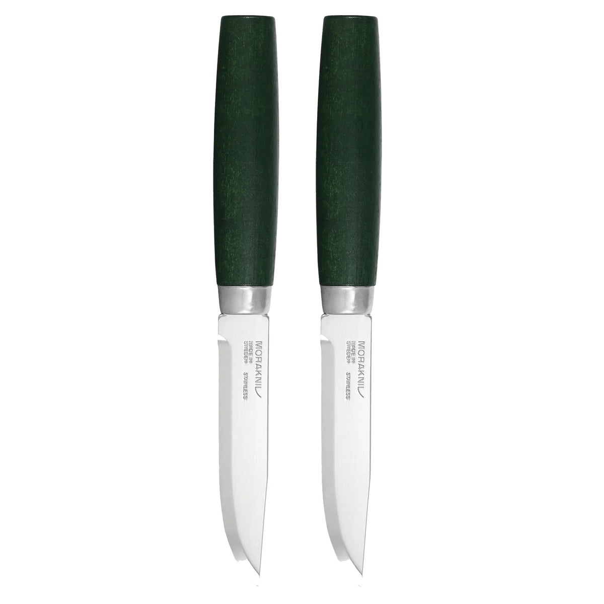 MORAKNIV - Steak Knife Classic Skog 2-Piece Set - Green