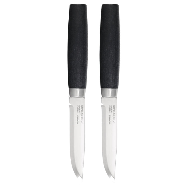 Morakniv - Steak Knife Classic Aska 2-Piece Set - Black