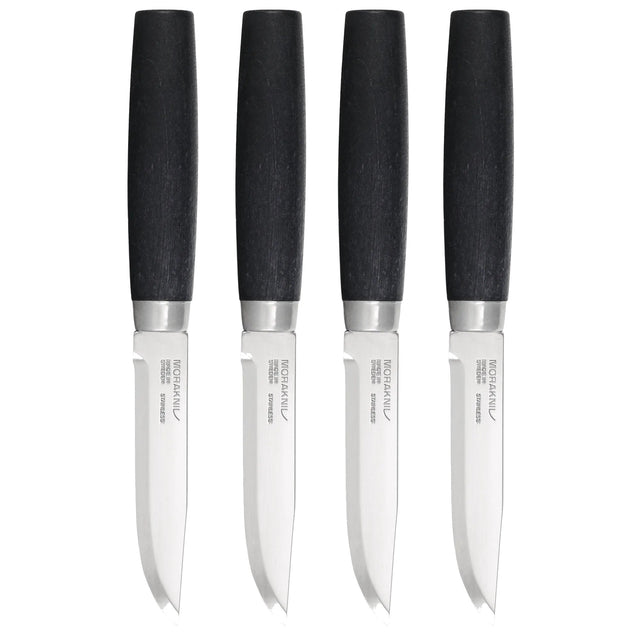MORAKNIV - Steak Knife Classic Aska Set, Black Handles
