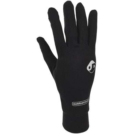 Outdoor Designs - Silkon Black XL Thermal Liner Gloves