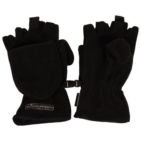 Outdoor Designs - Fuji Convertible Gloves - Black XS