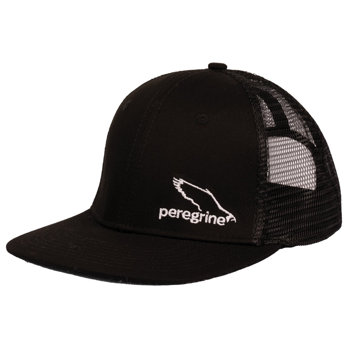Peregrine - Black Cap with Embroidered Logo