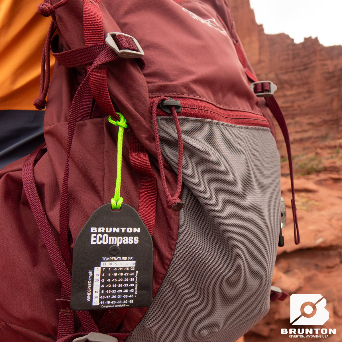 BRUNTON - Tag Along Eco Chill Compass with Thermometer