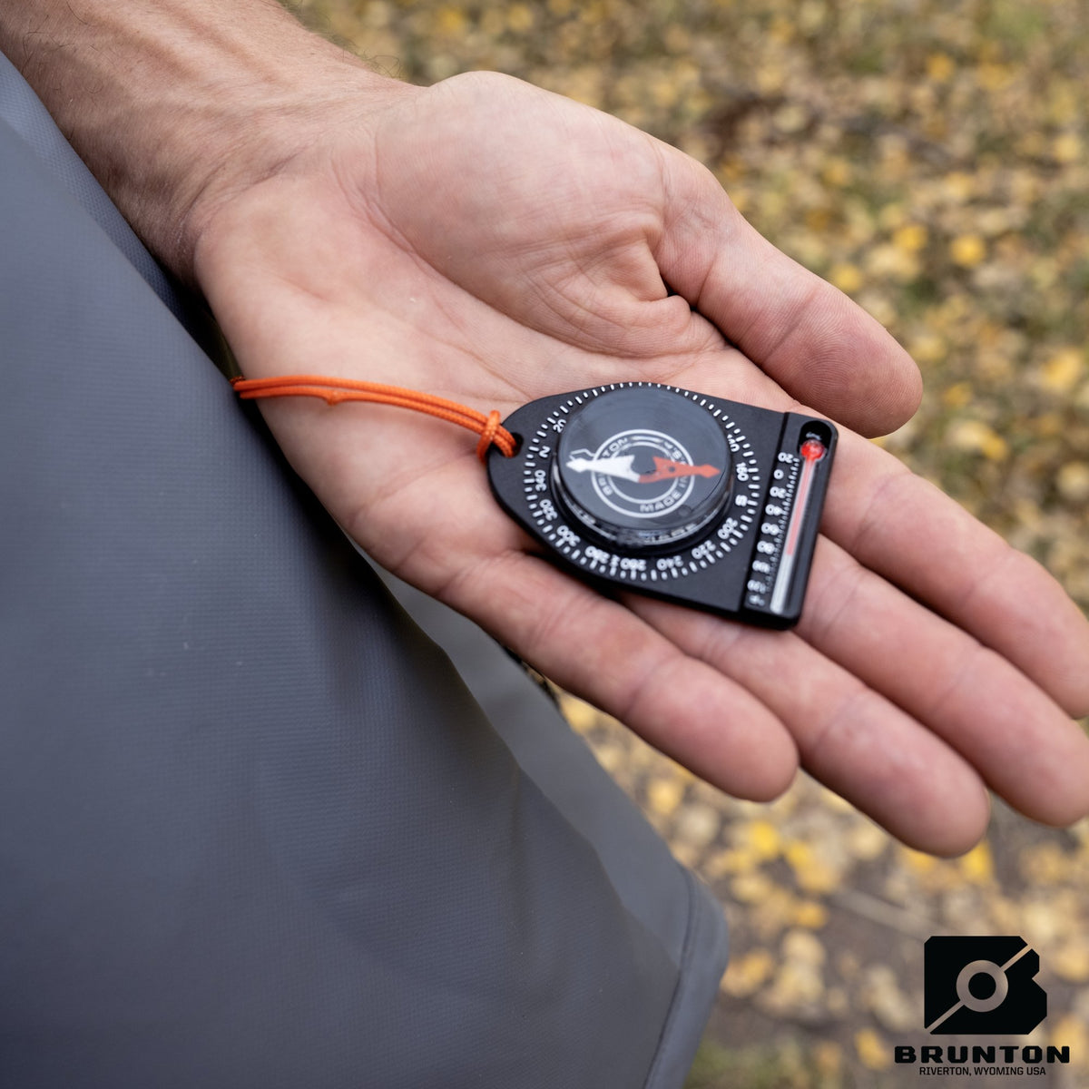 Brunton - Tag-Along Key Ring Compass with Thermometer