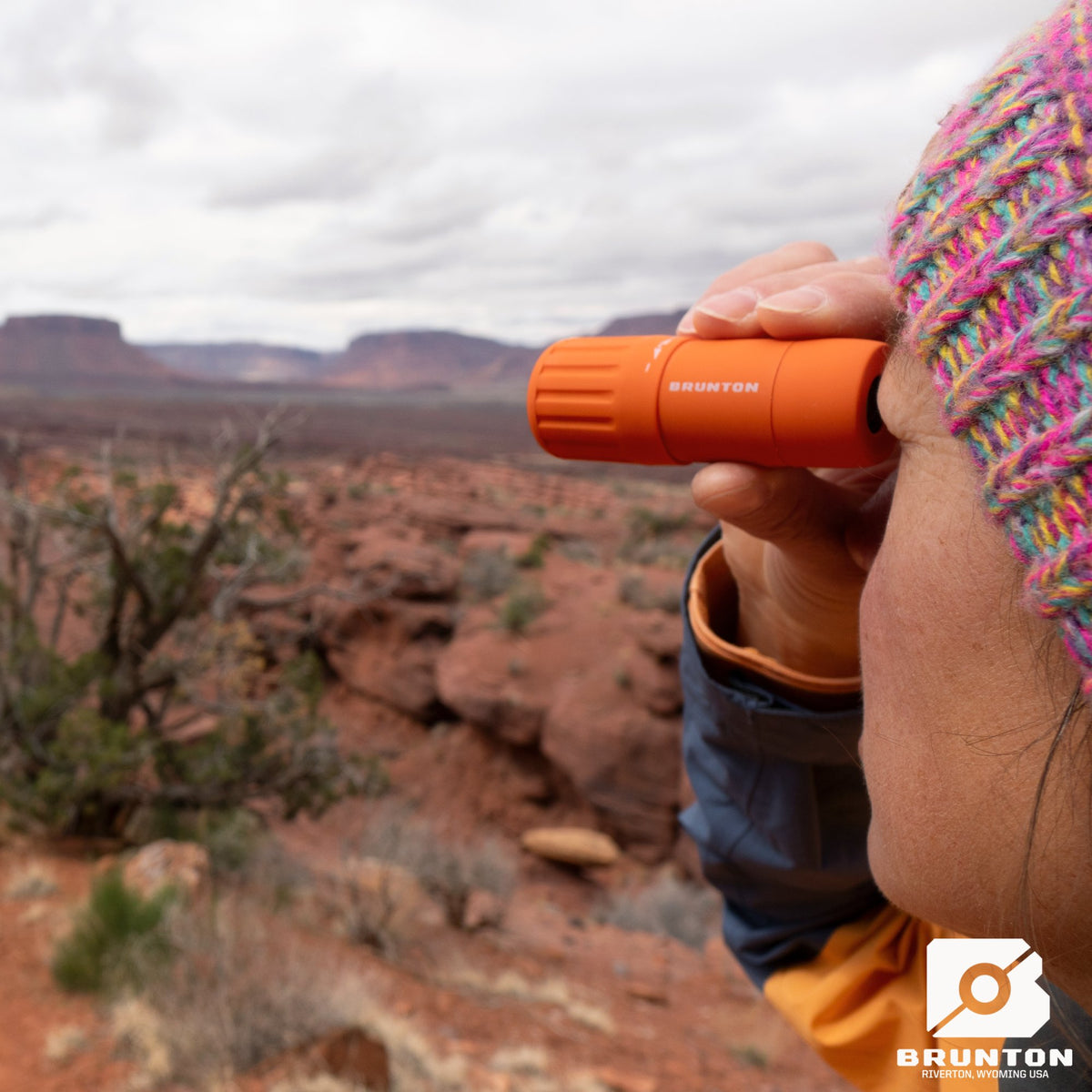 Brunton - Echo Pocket Scope 7x18 Monocular - Orange