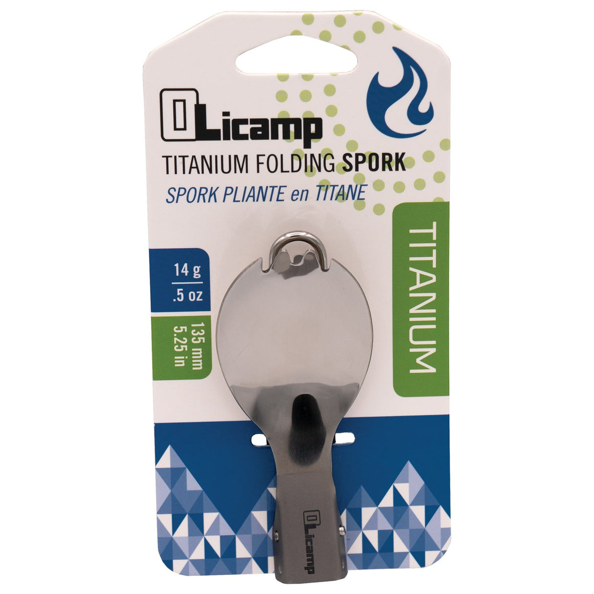 OLICAMP - Folding Titanium Spork
