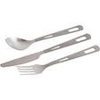 OLICAMP - Titanium 3 Piece Cutlery Set
