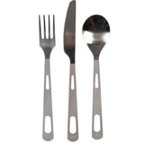 OLICAMP - Titanium 3 Piece Cutlery Set