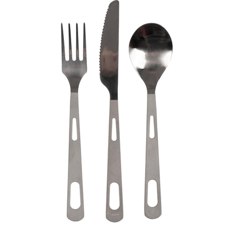 OLICAMP - Titanium 3 Piece Cutlery Set