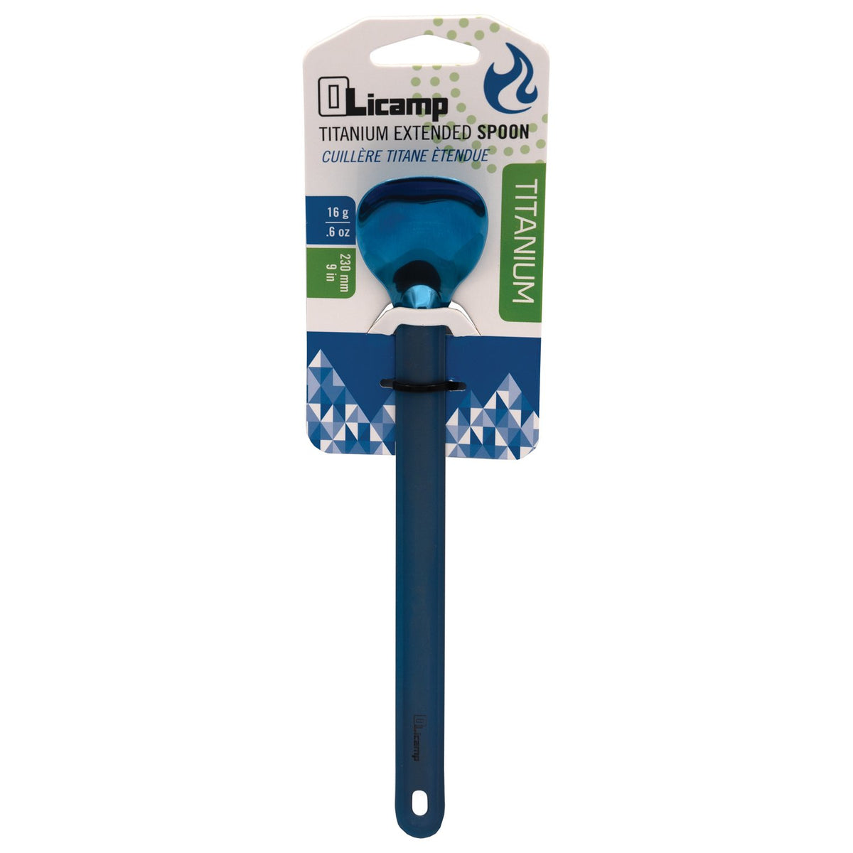 Olicamp - Long Titanium Spoon - Blue