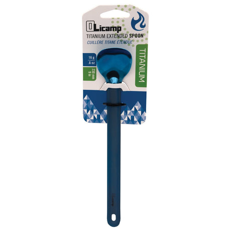Olicamp - Long Titanium Spoon - Blue
