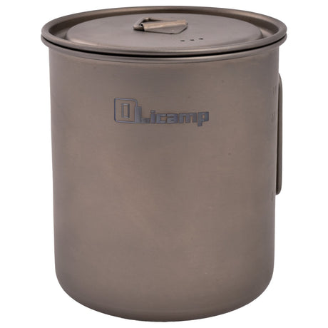 OLICAMP - Space Saver Mug 750ml with Lid - Titanium