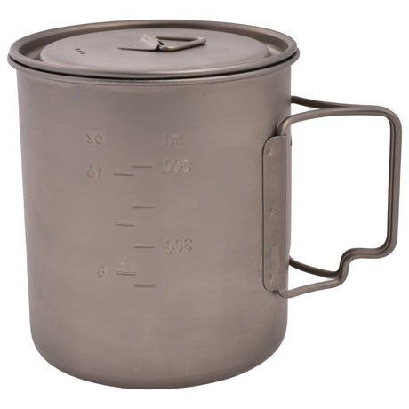 OLICAMP - Space Saver Mug 750ml with Lid - Titanium