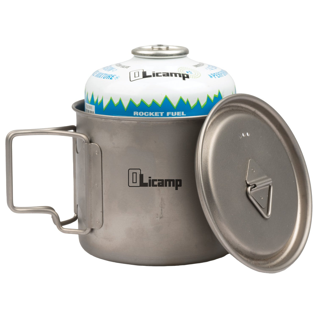 OLICAMP - Space Saver Mug 550ml with Lid - Titanium
